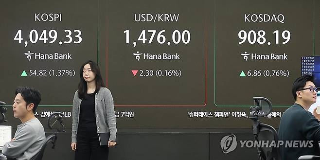 뉴욕증시 3대 지수 반등에…코스피 ‘4000선’ 회복 출발