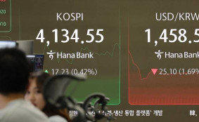 원·달러  안정 '안간힘'‥원·달러 환율 1450원대까지