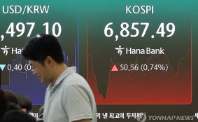 美 증시 급락 여파…코스피 장중 6700선 붕괴