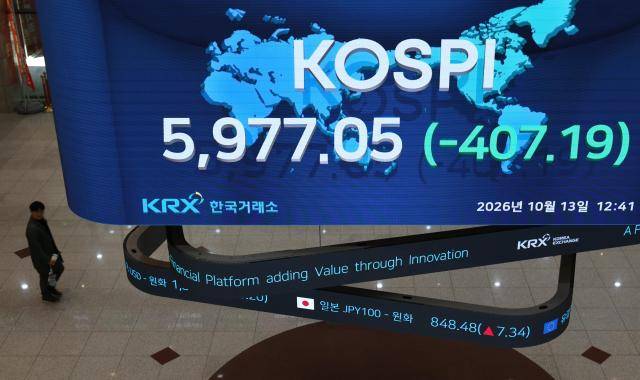 '검은화요일' 코스피 장중 6000선 붕괴……삼전·닉스도 폭락